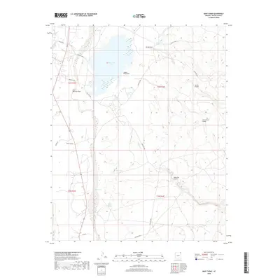 2018 Map of Many Farms, 2018 Print
