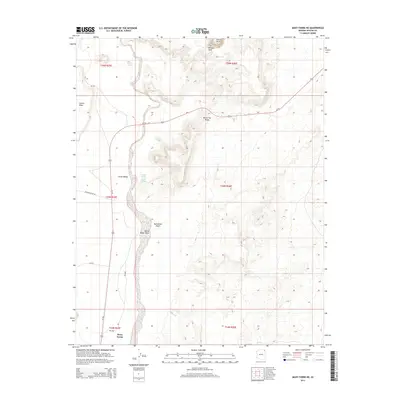 2014 Map of Many Farms NE, 2014 Print