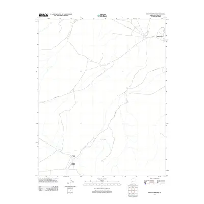 2011 Map of Many Farms SW, 2011 Print