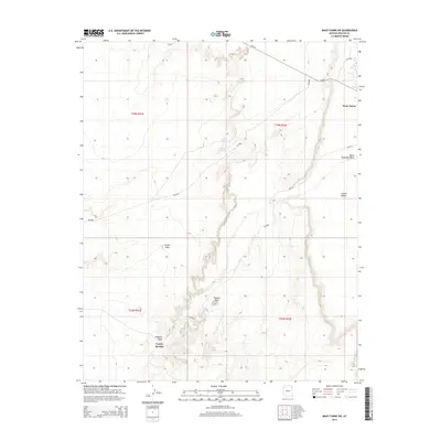 2014 Map of Many Farms SW, 2014 Print