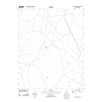 2011 Map of Many Ghosts Hill, 2011 Print