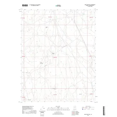 2018 Map of Many Ghosts Hill, 2018 Print