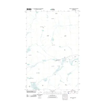 2011 Map of Many Glacier, 2011 Print