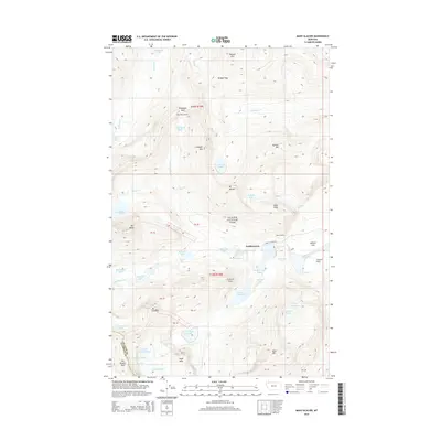 2014 Map of Many Glacier, 2014 Print