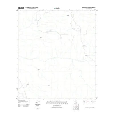 2012 Map of Manzanillo Canyon, 2012 Print