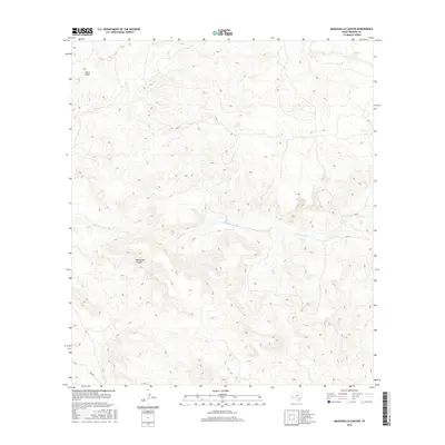 2016 Map of Manzanillo Canyon, 2016 Print