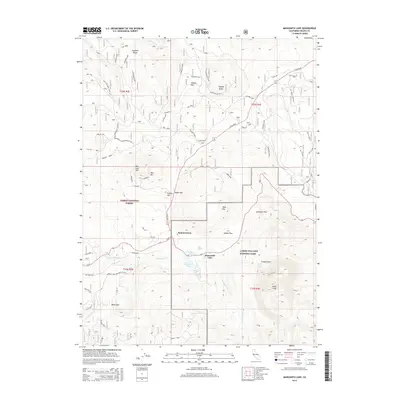 2015 Map of Manzanita Lake, 2015 Print