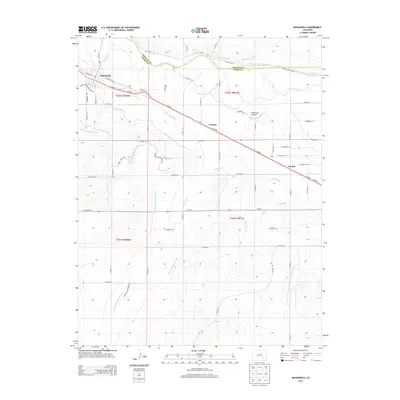 2013 Map of Manzanola, 2013 Print