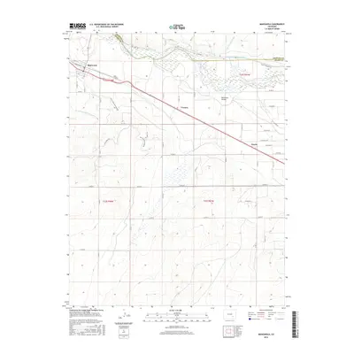 2016 Map of Manzanola, 2016 Print