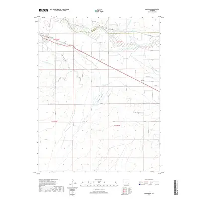 2019 Map of Manzanola, 2019 Print