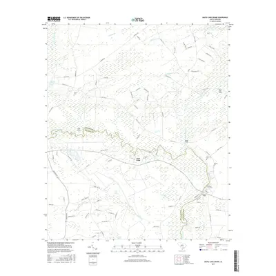 2017 Map of Maple Cane Swamp, 2017 Print