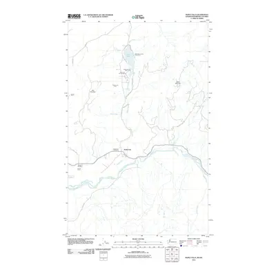 2011 Map of Maple Falls, 2011 Print