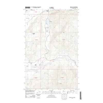 2014 Map of Maple Falls, 2014 Print