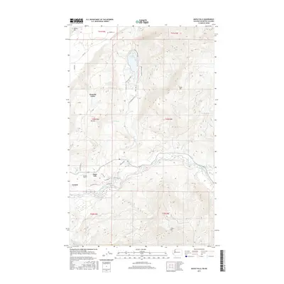 2017 Map of Maple Falls, 2017 Print