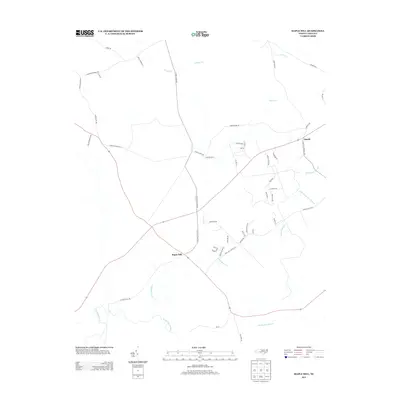 2013 Map of Maple Hill, 2013 Print