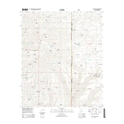 2014 Map of Maple Peak, 2014 Print
