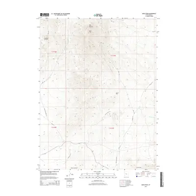 2014 Map of Maple Peak, 2014 Print