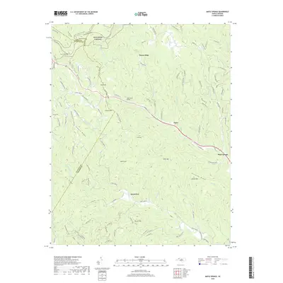 2019 Map of Maple Springs, 2019 Print