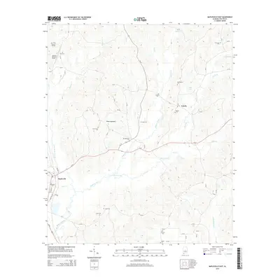 2014 Map of Maplesville East, 2014 Print