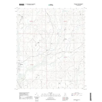 2018 Map of Maplesville East, 2018 Print