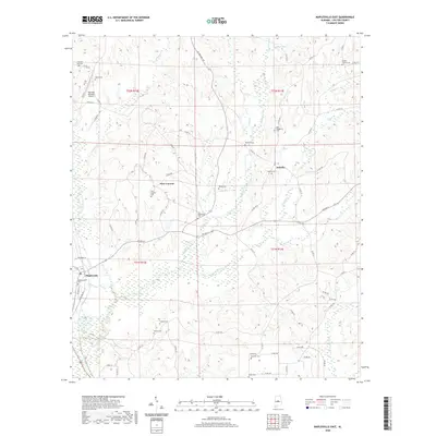 2020 Map of Maplesville East, 2020 Print