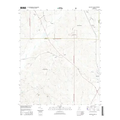 2014 Map of Maplesville West, 2014 Print