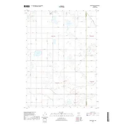 2019 Map of Mapleton NE, 2019 Print