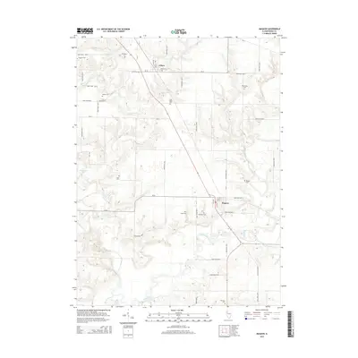 2015 Map of Maquon, 2015 Print