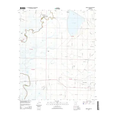 2014 Map of Marais Saline, 2014 Print