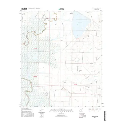 2017 Map of Marais Saline, 2017 Print