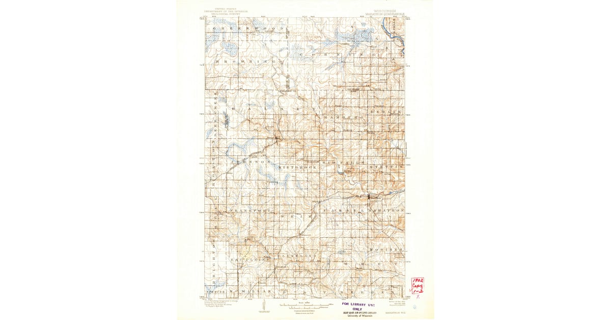 1900 1909 Maps of Stratford WI - Marathon Marathon County Wi Usgs Topo 1902 P1938 Og 1200x630 