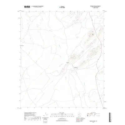 2019 Map of Maravillas Gap, 2019 Print