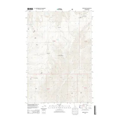 2013 Map of Marble Butte, 2013 Print