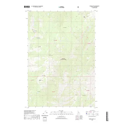 2020 Map of Marble Butte, 2020 Print