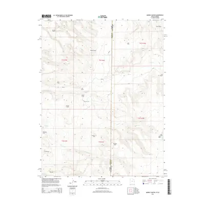 2014 Map of Marble Canyon, 2014 Print