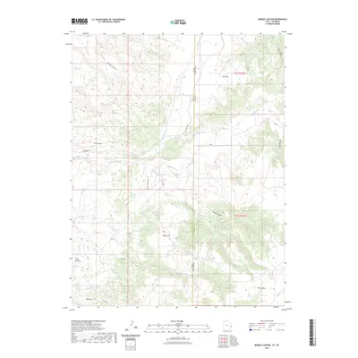 2023 Map of Marble Canyon, 2023 Print