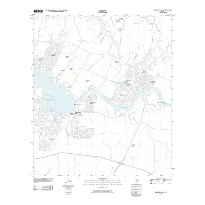 2010 Map of Marble Falls, 2010 Print