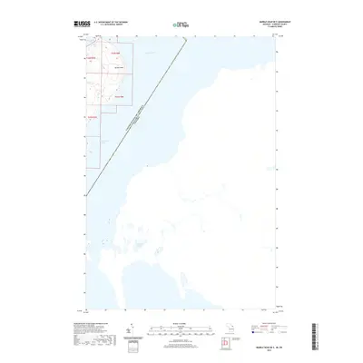 2019 Map of Marble Head OE E, 2019 Print