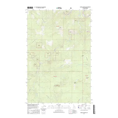 2017 Map of Marble Mountain, 2017 Print