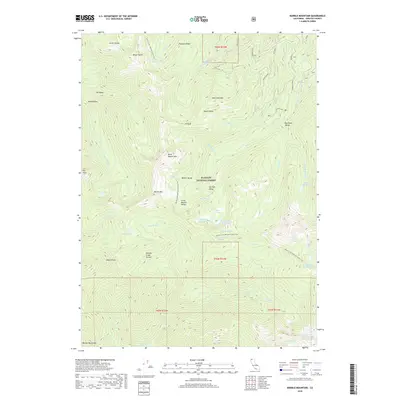 2018 Map of Marble Mountain, 2018 Print