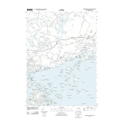 2012 Map of Marblehead North, 2012 Print