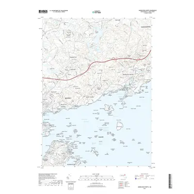 2018 Map of Marblehead North, 2018 Print