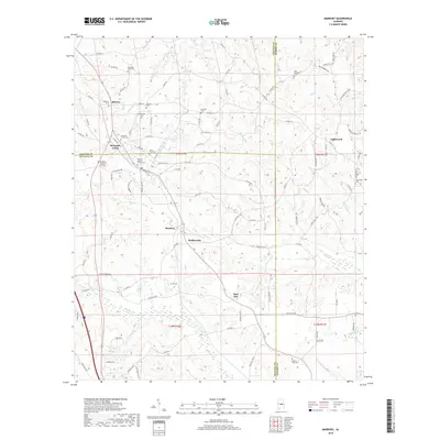 2018 Map of Marbury, 2018 Print