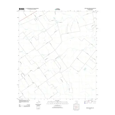 2013 Map of Marcado Creek, 2013 Print
