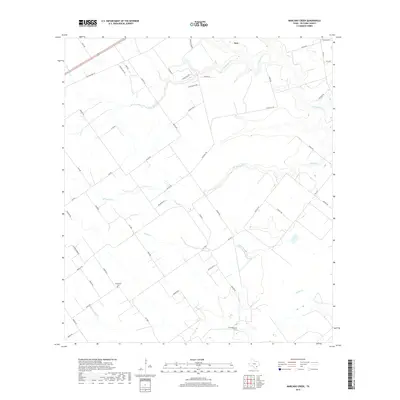 2019 Map of Marcado Creek, 2019 Print