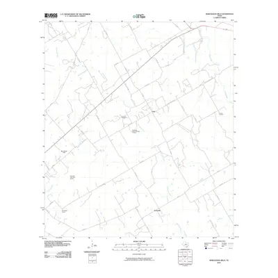 2010 Map of Marcelinas Hills, 2010 Print