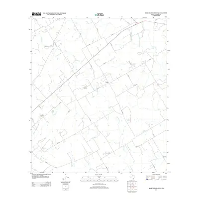 2013 Map of Marcelinas Hills, 2013 Print
