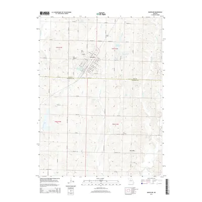 2014 Map of Marceline, 2014 Print