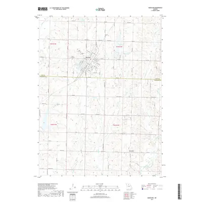 2017 Map of Marceline, 2017 Print