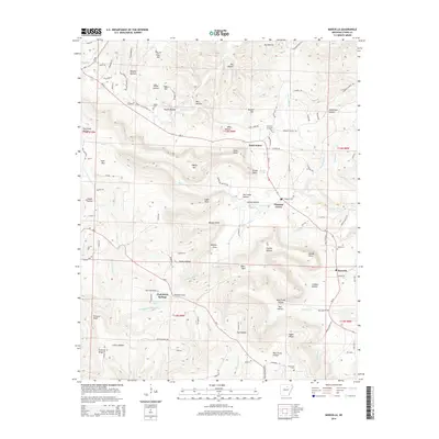2014 Map of Marcella, 2014 Print